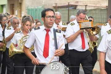 El Goro despide sus fiestas patronales con la procesión de la patrona/TA y Francisco Javier Santana.